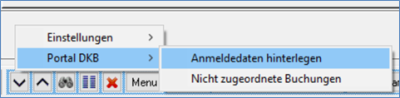 Funktionen zum DKB Portal